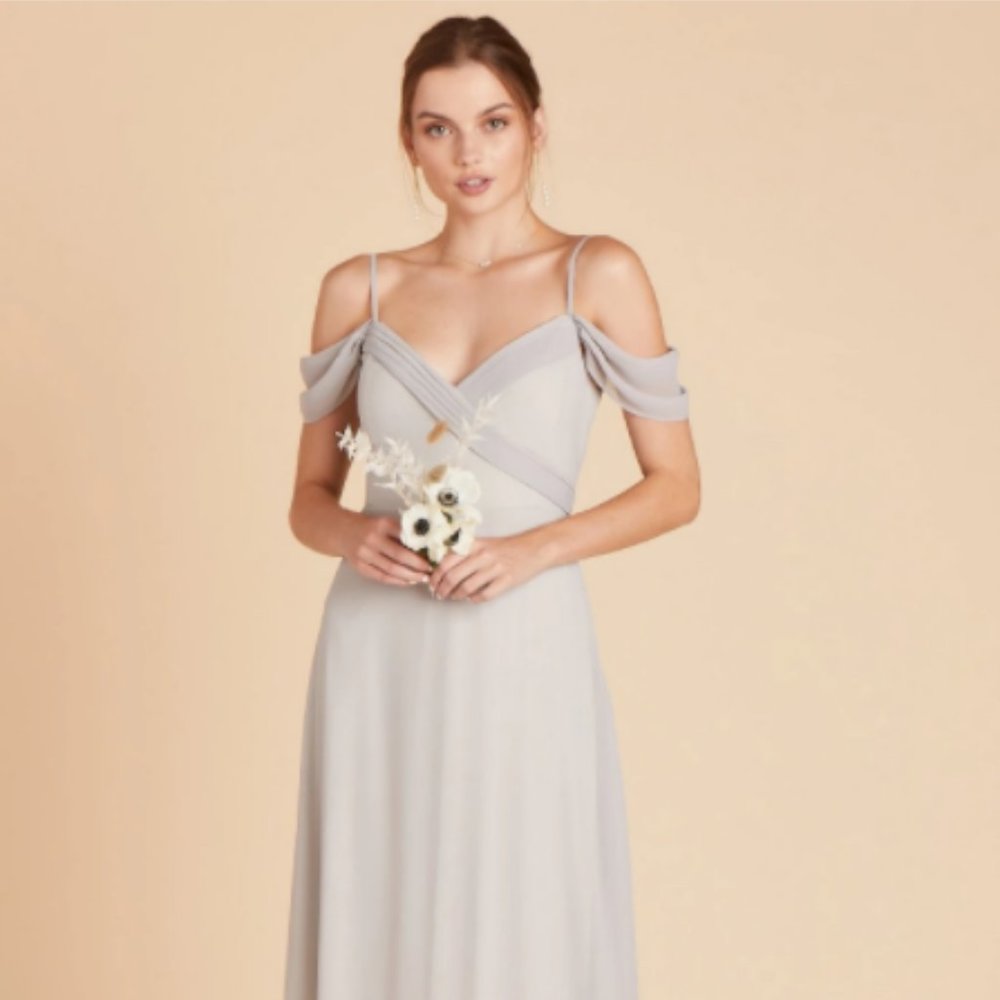 Birdy Grey SPENCE CONVERTIBLE DRESS - CHIFFON DOVE GREY XS